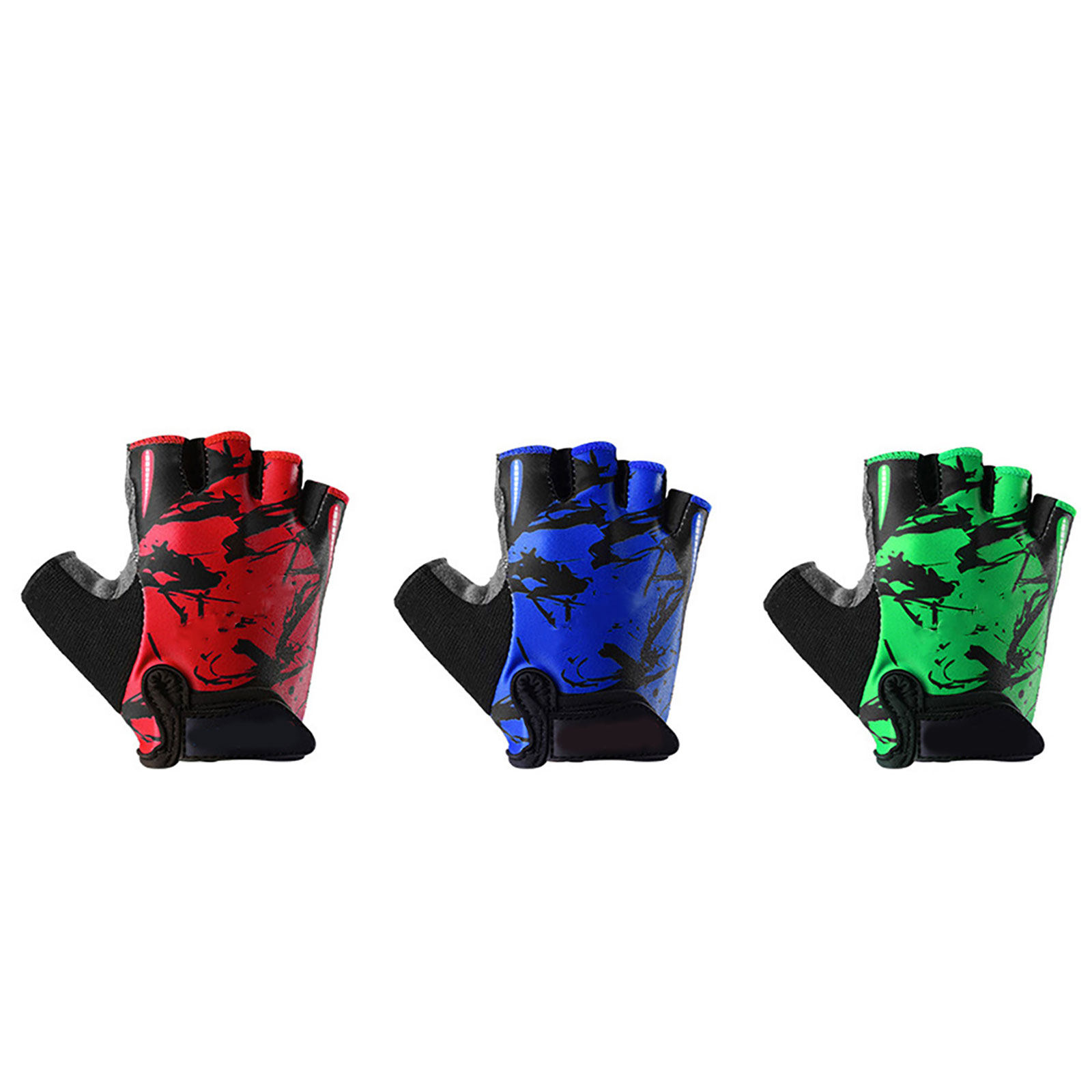 Fishing Gloves - Kids Non Slip Half Finger Gloves