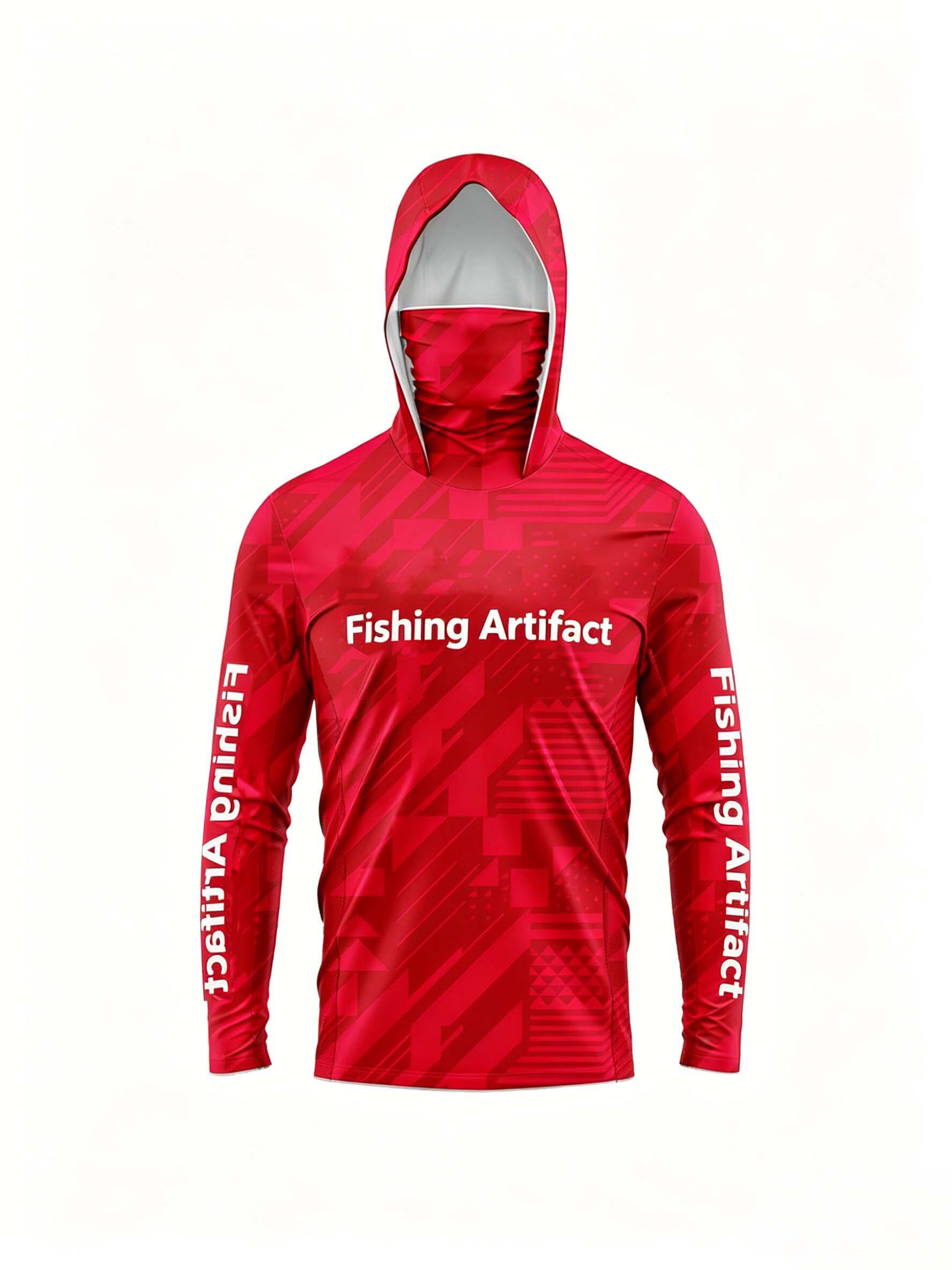 Men's Summer Fishing Hoodie, L - Fishing Mask Sun Protection 评论和价格