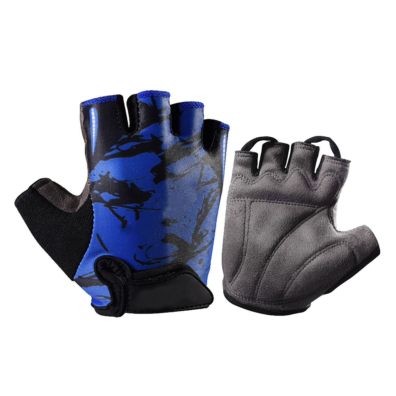 Kids Non Slip Half Finger Glov - Fishing Gloves 评论和价格