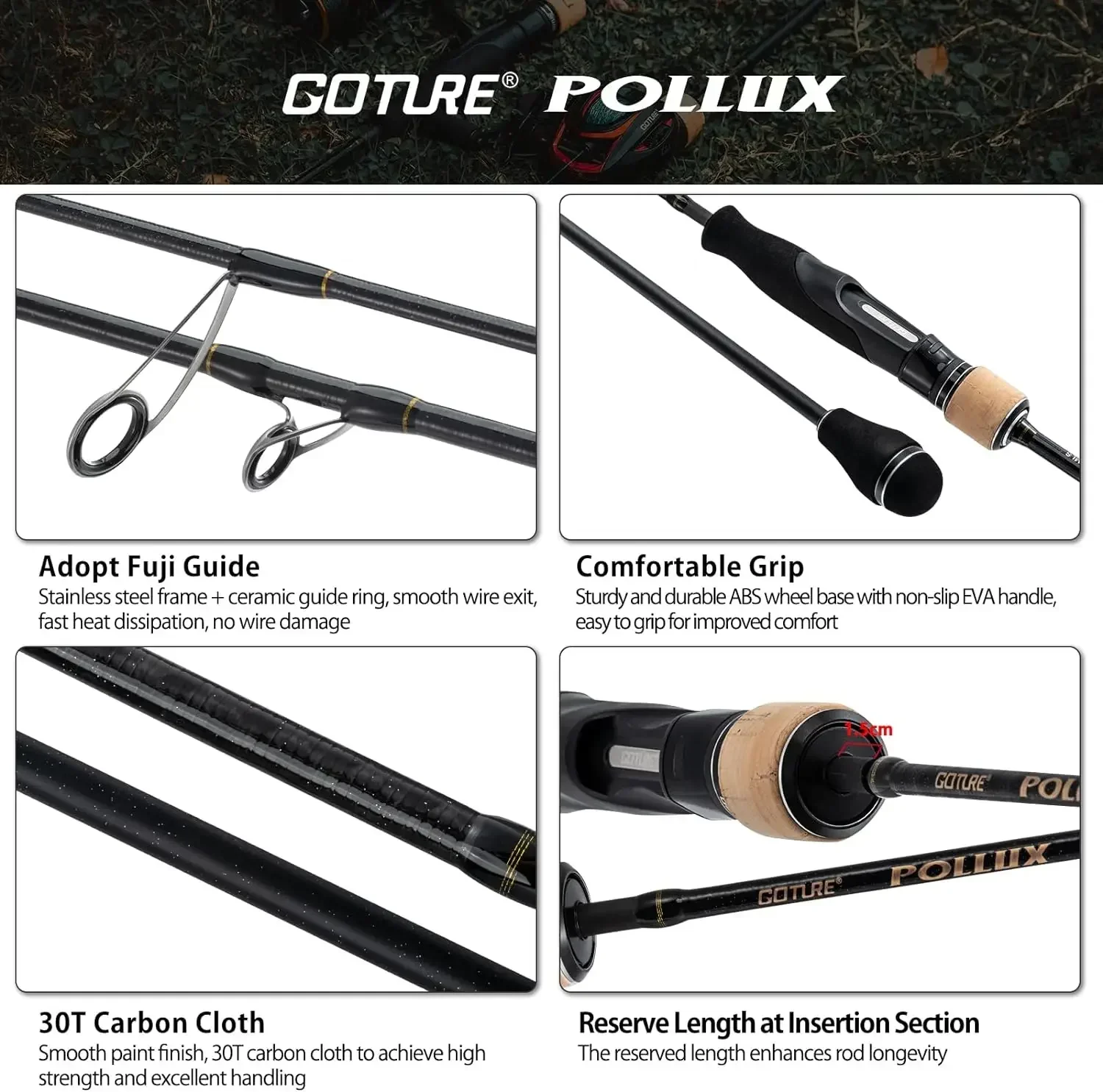 Goture Pollux 1.83M Slow Jiggi - Kastking Reel Zephyr 评论和价格